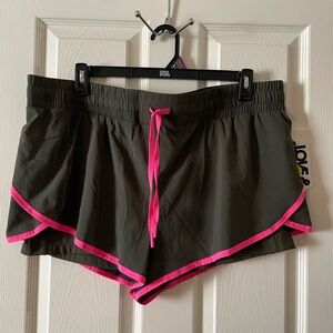 LOVE & SPORTS shorts Athletic Running Shorts lounge swim bottoms SIZE: 2X